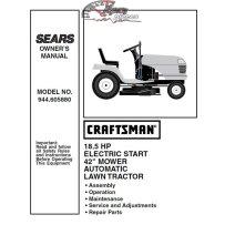 944.605880 Manuel de pièces tracteur Craftsman