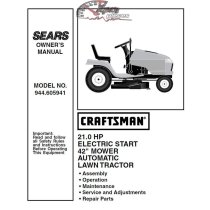944.605941 Manuel de pièces tracteur Craftsman