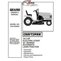 944.605980 Manuel de pièces tracteur Craftsman