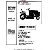 944.602951 Craftsman Parts Manual