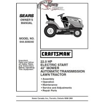 944.606040 Craftsman Parts Manual