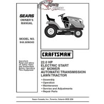 944.606040 Manuel de pièces tracteur Craftsman