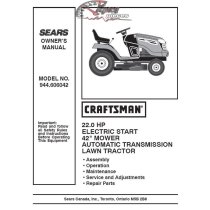 944.606042 Manuel de pièces tracteur Craftsman