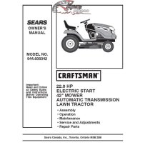 944.606042 Manuel de pièces tracteur Craftsman