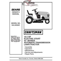 944.606681 Manuel de pièces tracteur Craftsman