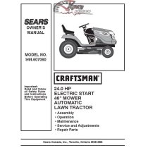 944.607060 Craftsman Parts Manual