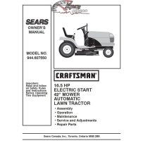 944.607550 Craftsman Parts Manual