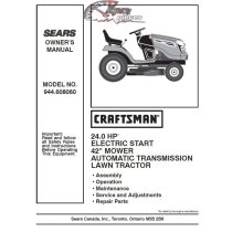 944.608060 Craftsman Parts Manual