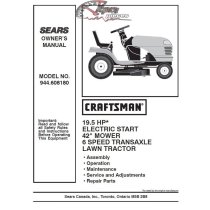 944.608180 Craftsman Parts Manual