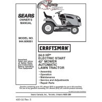 944.609301 Manuel de pièces tracteur Craftsman
