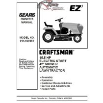 944.609851 Manuel de pièces tracteur Craftsman