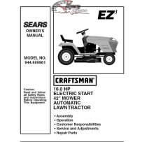944.609961 Craftsman Parts Manual
