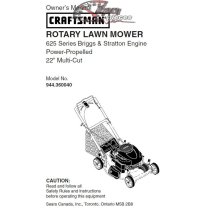 944.360040 Craftsman Parts Manual