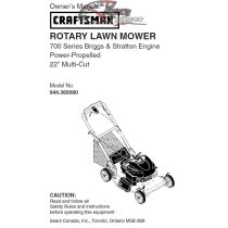 944.360080 Craftsman Parts Manual