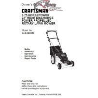 944.360310 Craftsman Parts Manual