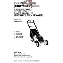 944.360340 Craftsman Parts Manual