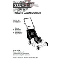 944.360431 Craftsman Parts Manual