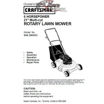 944.360453 Craftsman Parts Manual