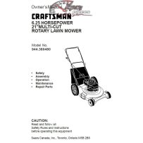 944.360480 Craftsman Parts Manual