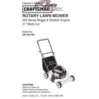 944.361180 Craftsman Parts Manual
