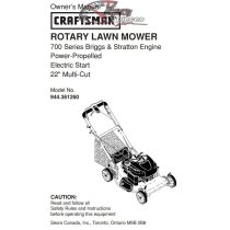 944.361260 Craftsman Parts Manual