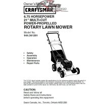 944.361281 Craftsman Parts Manual