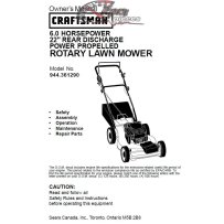 944.361290 Craftsman Parts Manual