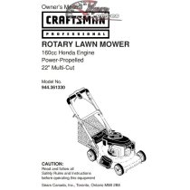 944.361330 Craftsman Parts Manual
