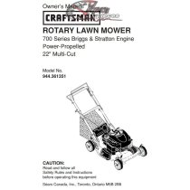 944.361351 Craftsman Parts Manual