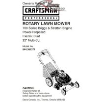 944.361371 Craftsman Parts Manual