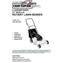 944.361452 Craftsman Parts Manual