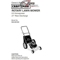 944.361543 Craftsman Parts Manual