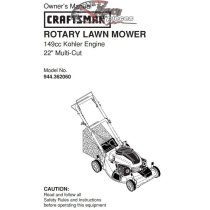 944.362060 Craftsman Parts Manual