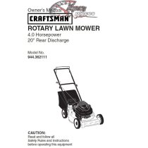 944.362111 Craftsman Parts Manual