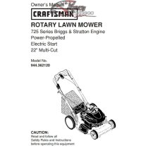 944.362120 Craftsman Parts Manual