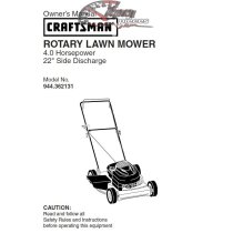 944.362131 Craftsman Parts Manual