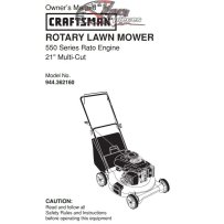 944.362160 Craftsman Parts Manual