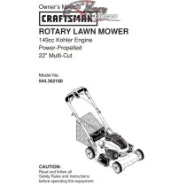 944.362180 Craftsman Parts Manual