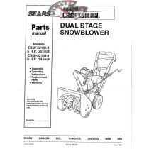 C950-52105-1 Snowblower Craftsman Parts Manual