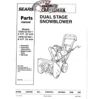C950-52105-1 Manuel de pièces souffleuse Craftsman