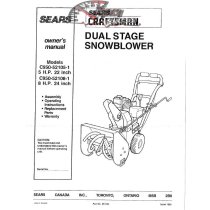 C950-52108-1 Snowblower Craftsman Parts Manual