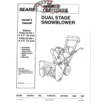 C950-52108-1 Snowblower Craftsman Parts Manual