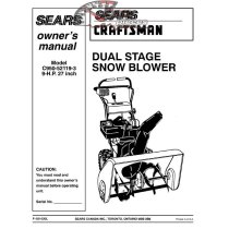 C950-52119-3 Snowblower Craftsman Parts Manual
