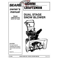 C950-52119-3 Snowblower Craftsman Parts Manual