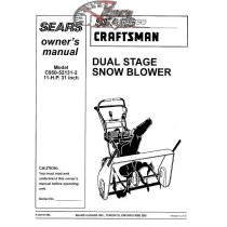 C950-52131-2 Snowblower Craftsman Parts Manual