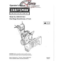 C950-52132-2 Snowblower Craftsman Parts Manual