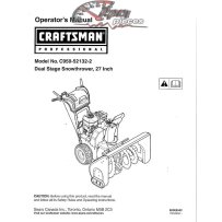 C950-52132-2 Snowblower Craftsman Parts Manual