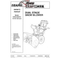 C950-52530-6 Snowblower Craftsman Parts Manual