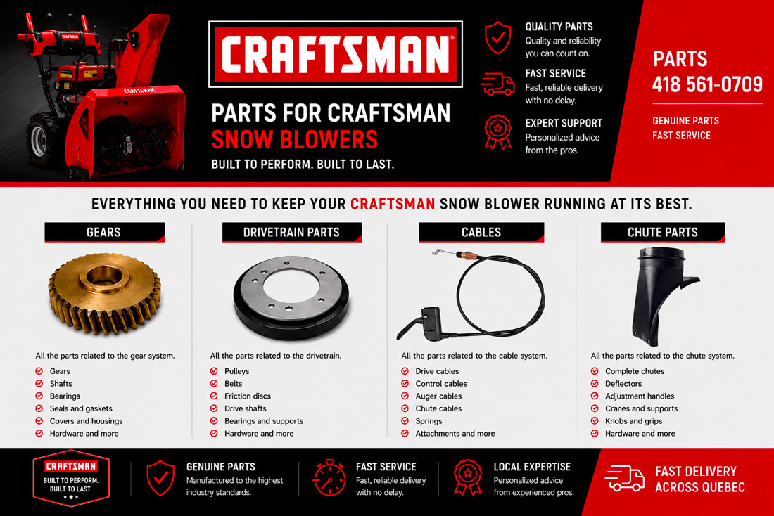 craftsman-pièces